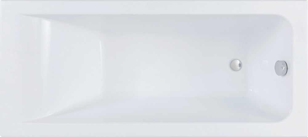 Акриловая ванна STWORKI Стокгольм 165x70 с каркасом 270038 белая глянцевая