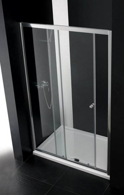 Душевая дверь в нишу Cezares 180см ANIMA-BF-2-180-С-Cr профиль хром, стекло прозрачное