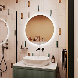 Зеркало для ванной комнаты SANCOS Bella D770 с подсветкой, арт. BE770