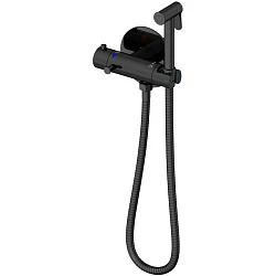 Гигиенический душ Gappo G7290-6 со смесителем, черный матовый