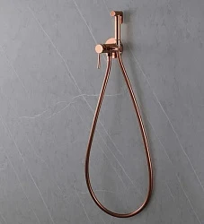 Гигиенический душ ABBER Wasser Kreis AF8125RG со смесителем, розовое золото