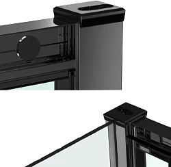 Душевой уголок RGW Classic CL-44B 90x100см 32094490-14 профиль черный, стекло прозрачное