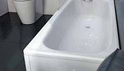 Стальная ванна BLB Europa 120x70 с ножками APMROBZF B20E22001 белая глянцевая