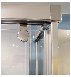 Душевой уголок GuteWetter Slide Rectan GK-863A L 80x130 см, хром матовый, 6 мм матовое стекло