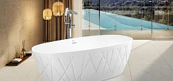 Акриловая ванна ESBANO Decor 170x80x55 ESVADECO белая глянцевая