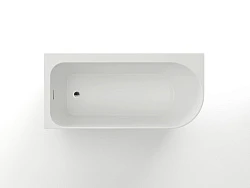 Акриловая ванна Azario LUTON 170x80x58 LUT17080 L белая глянцевая