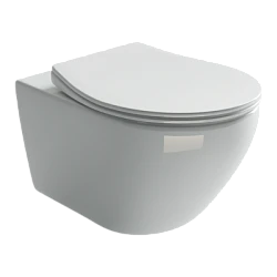 Унитаз подвесной Ceramica Nova Pearl CN8001 белый глянец