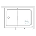 Шторка на ванну RGW Screens SC-050B 70x150см 351105007-14 профиль черный, стекло прозрачное