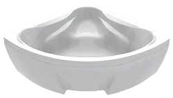 Акриловая ванна C-bath Aurora 150x150 CBS001004 белая глянцевая