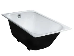 Чугунная ванна Универсал Каприз 120x70 с ножками, белая глянцевая