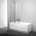 Шторка на ванну Ravak Chrome CVS2-100 L (7QLA0100Z1) (левая) профиль Белый стекло прозрачное