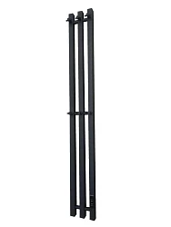 Полотенцесушитель электрический Маргроид Inaro 150*6*12 профильный чёрный