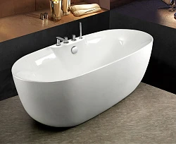 Акриловая ванна ESBANO Rome-SM 170x80x58 ESVAROMESM белая глянцевая