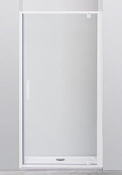 Душевая дверь в нишу Cezares 70см RELAX-70-P-Bi-L профиль белый, стекло рифленое