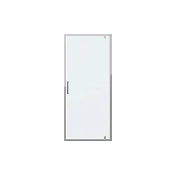 Душевая дверь в нишу Bravat Drop 100x200см BD100.4110A профиль хром, стекло прозрачное