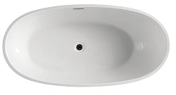 Акриловая ванна Azario LEEDS 168,5х84х58 LEE17085 белая глянцевая