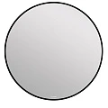 Зеркало Cersanit ECLIPSE smart  80x80 с подсветкой круглое черная рамка 64147