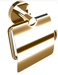 Держатель туалетной бумаги DECOR BANYO Alina Gold A40 407 01 02 с крышкой, золотой глянцевый