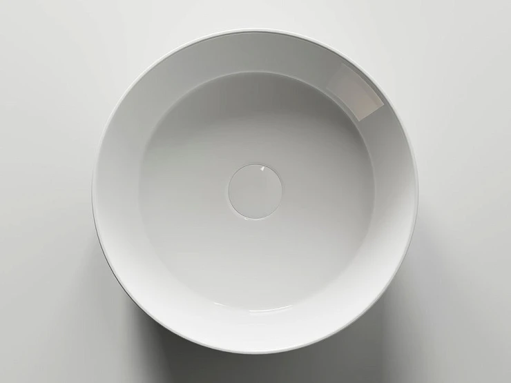 Раковина накладная Ceramica Nova Element CN5001 белая глянцевая