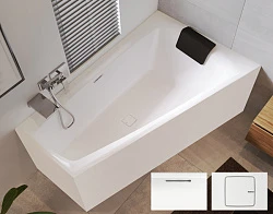 Акриловая ванна RIHO 170x110 B101010005 белая глянцевая
