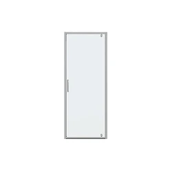 Душевая дверь в нишу Bravat Drop 80x200см BD080.4110A профиль хром, стекло прозрачное