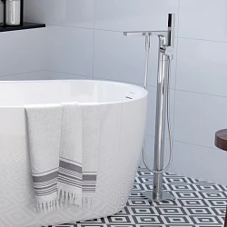 Смеситель напольный для ванны с душем Excellent Krotos Chrome AREX.8055CR хром