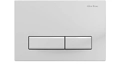 Система инсталляции для унитазов Allen Brau Pneumatic 9.11100.20 с кнопкой Fantasy, белый глянец