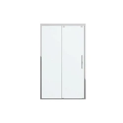 Душевая дверь в нишу Bravat Stream 120x200см BD120.4103S профиль хром, стекло прозрачное