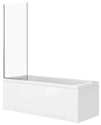 Шторка на ванну DIWO Анапа 70х140см MV-AN-70-CR профиль хром, стекло прозрачное