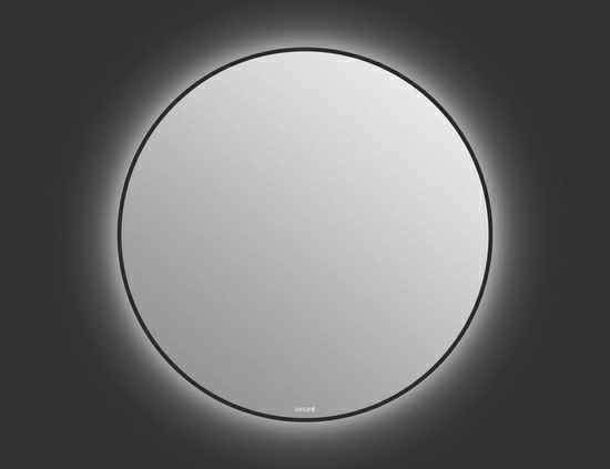 Зеркало Cersanit Eclipse 100 64149 с подсветкой и датчиком движения, черный профиль