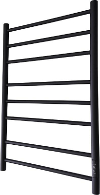 Полотенцесушитель электрический Маргроид В10 Ferrum Р80*50 см левое подключение, черный матовый