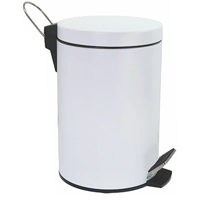 Ведро для мусора Wasserkraft Kammel K-8300 635WHITE 5L белое матовое