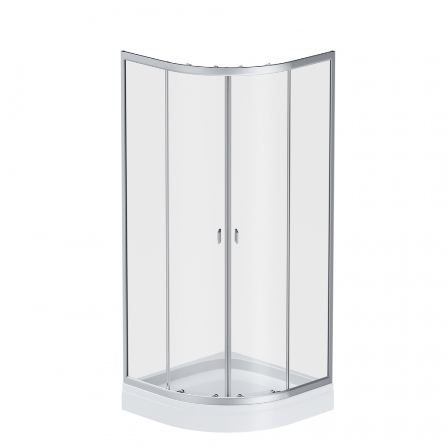 Душевой уголок AM.PM X-Joy 80x80см W88G-205-080MT профиль хром, стекло прозрачное