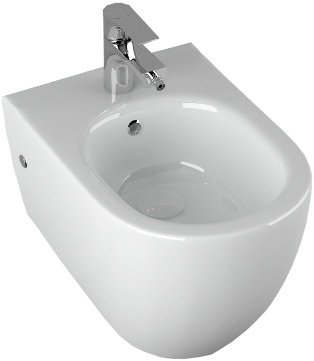 Биде подвесное Allen Brau Reality 4.32008.20 белый глянец