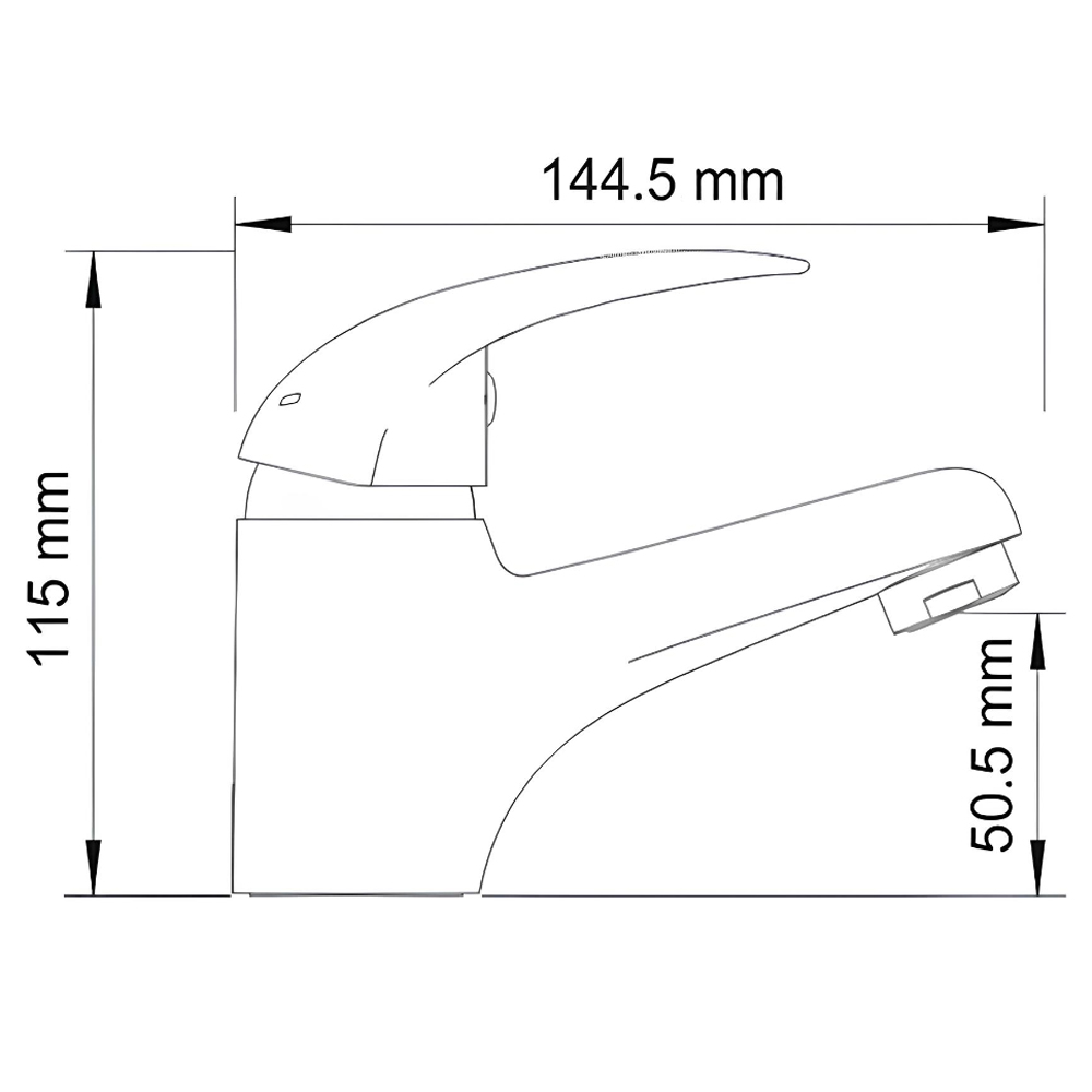 Смеситель для раковины Wasserkraft Isen 2603 хром