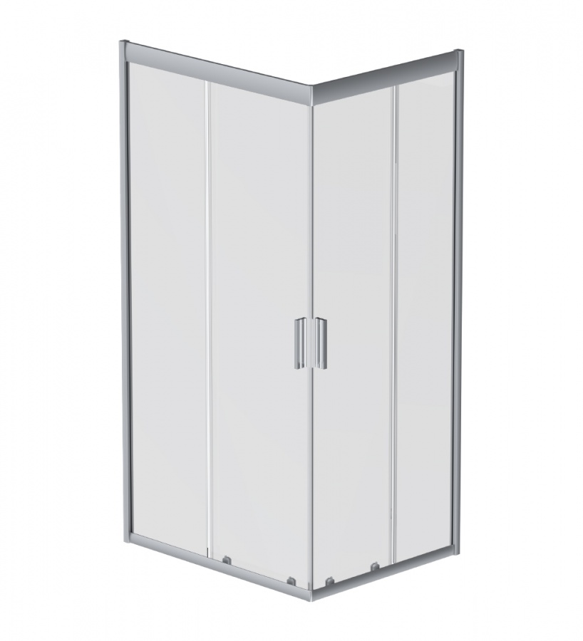 Душевой уголок AM.PM Gem 100x80см W90G-404-100280-MT профиль хром, стекло прозрачное