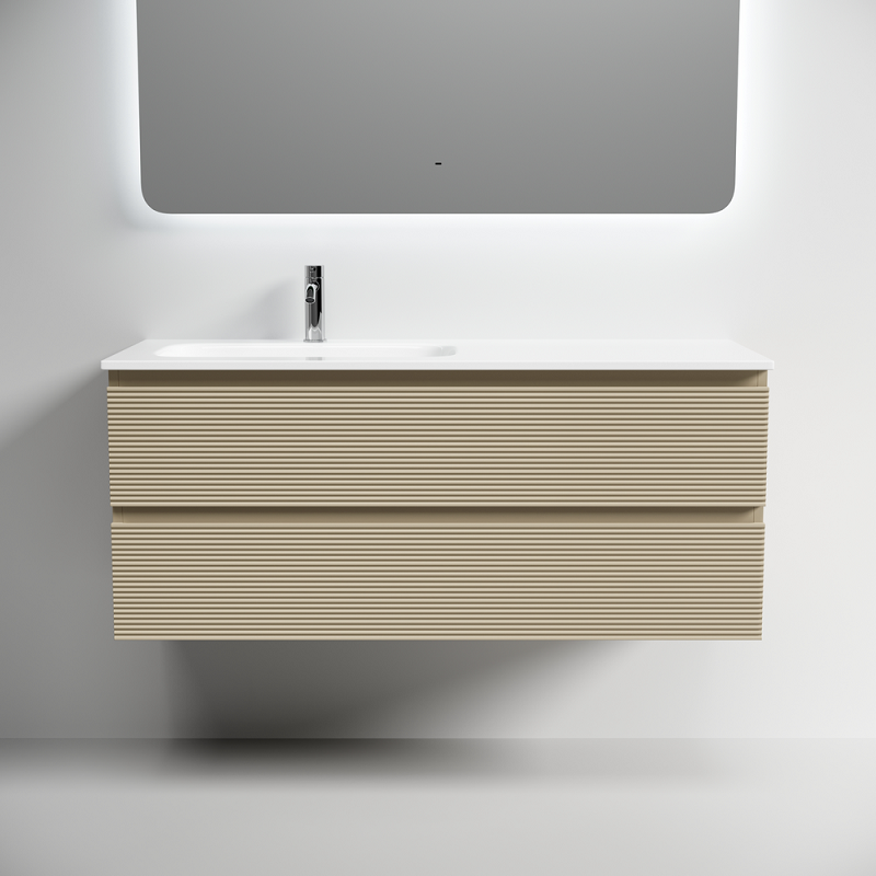 Тумба под раковину Sancos Folk 120 FL120LCP левая, капучино