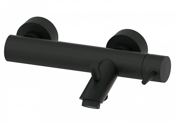 Смеситель для ванны с душем Paffoni Light LIG022NO черный матовый