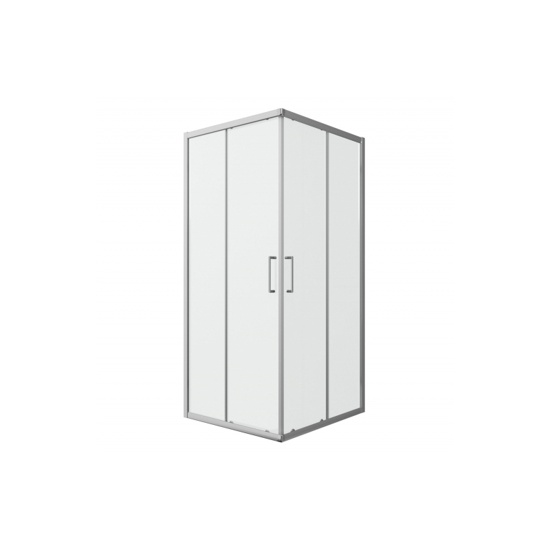 Душевой уголок Bravat Drop 90x90см BS090.2200A профиль хром, стекло прозрачное