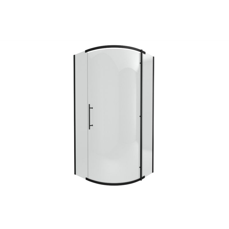 Душевой уголок Bravat Blackline 90x90см BS090.1110A профиль черный, стекло прозрачное