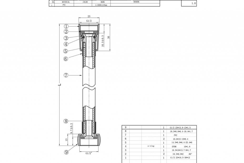 Смеситель встраиваемый для душа Bravat Rhein PB8429564CP-2-ENG хром