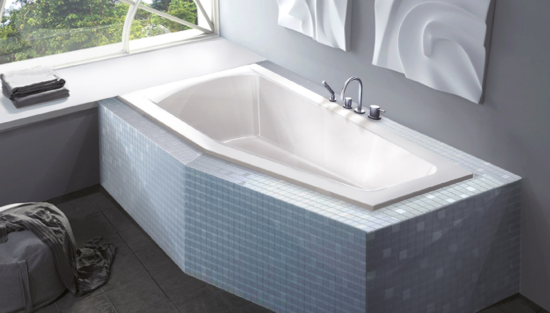 Акриловая ванна C-bath Nika 160*70 CBA00401R белая глянцевая