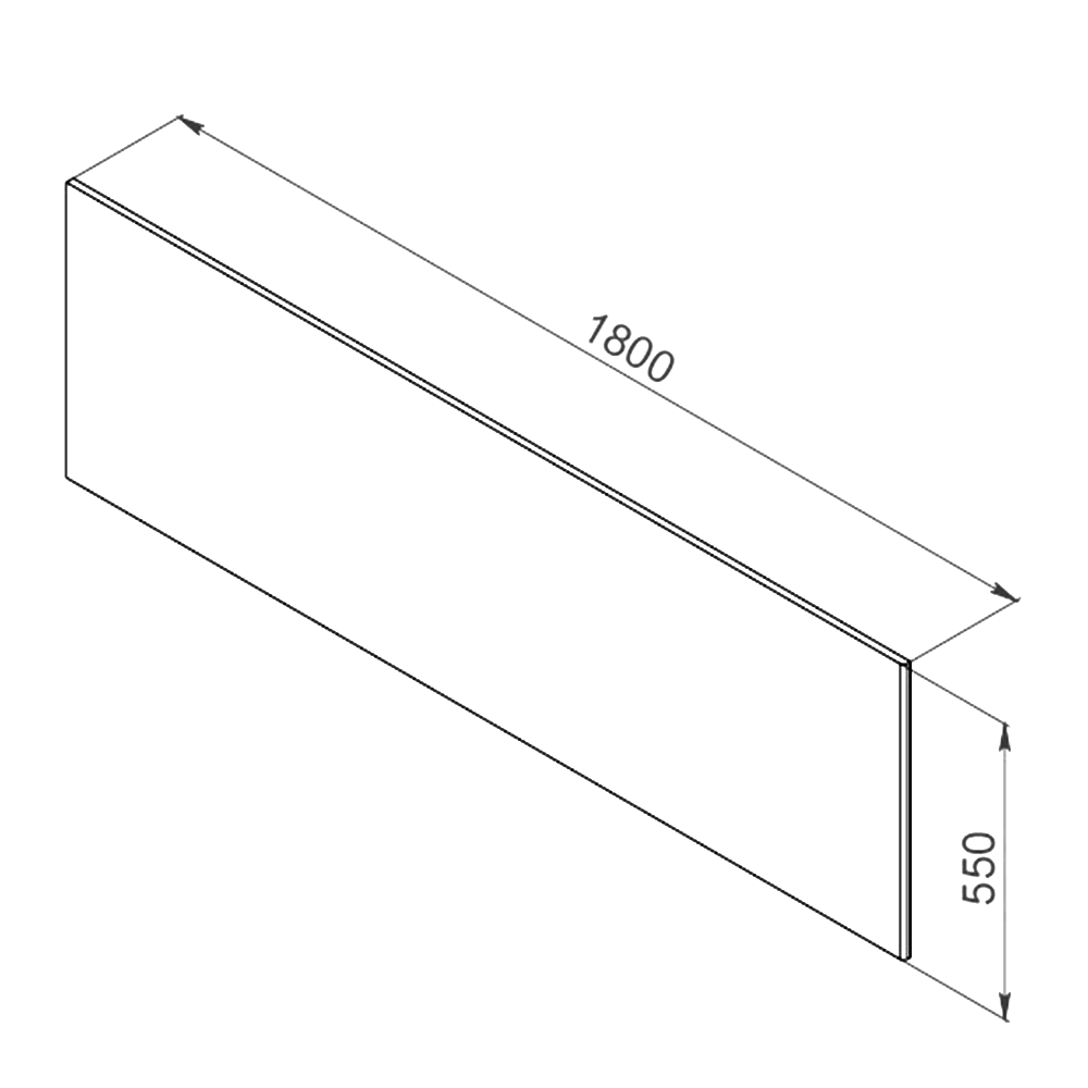 Экран AM.PM Inspire 2.0 180x80 W52A-180-080W-P белый