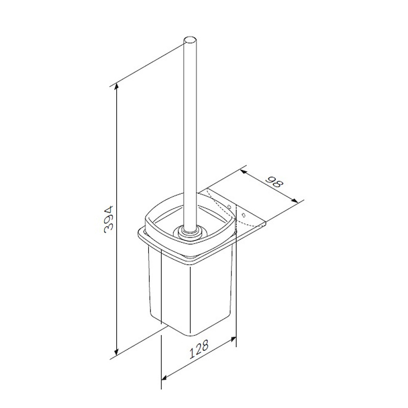 Ершик AM.PM Inspire 2.0 A50A33400 хром