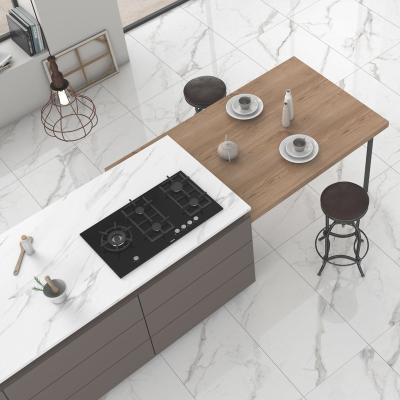 Керамогранит Global Tile Monza 120x60 GT120607803PR белый