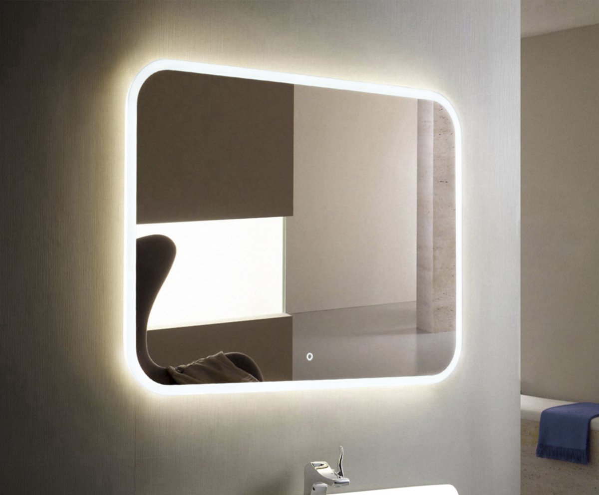 Зеркало Эстет Kare Luxe 80 ФР-00006309 с подсветкой