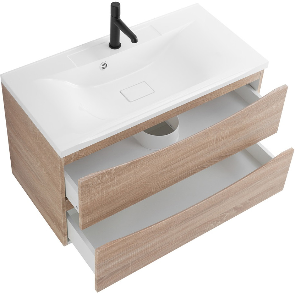 Тумба с раковиной BelBagno Marino 90 белый дуб