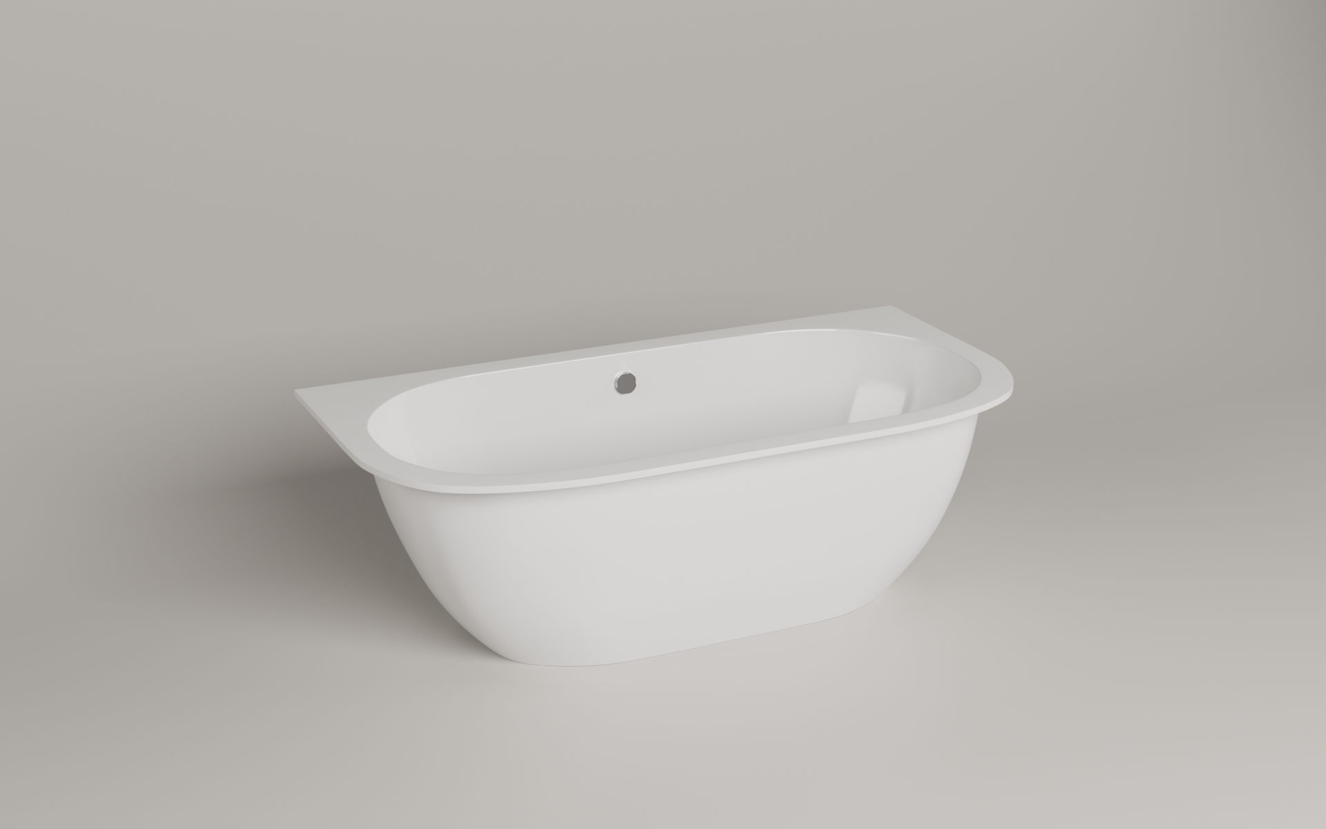 Ванна из искусственного камня ESSE SOMERSET 180х90 ESOM1800 белая глянцевая