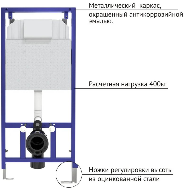 Система инсталляции для унитазов Berges Novum 040000