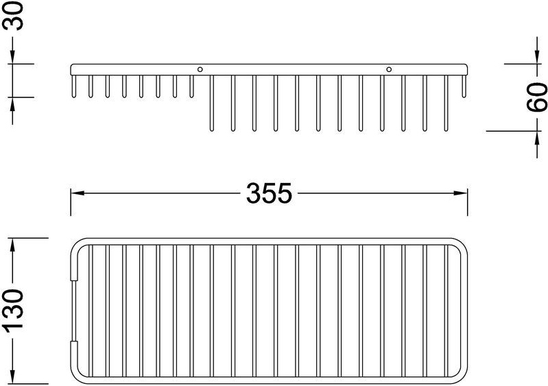 Полка Timo Nelson 150079/00 хром